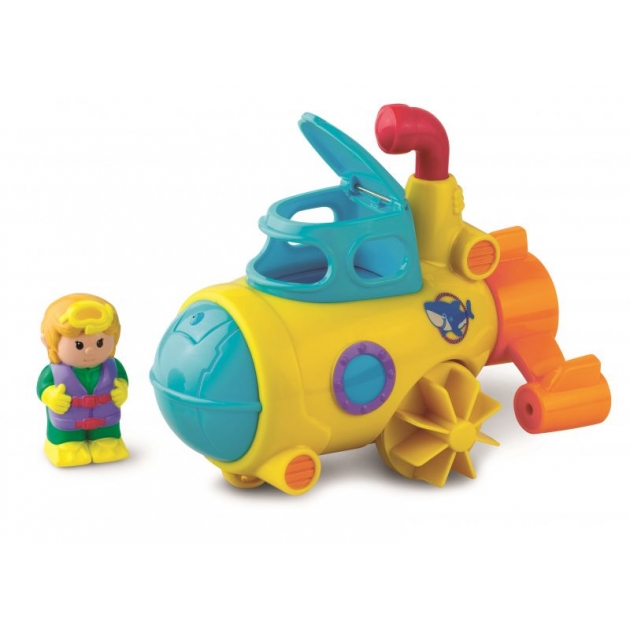 Игрушка для купания водный транспорт субмарина Happy Kid 3953