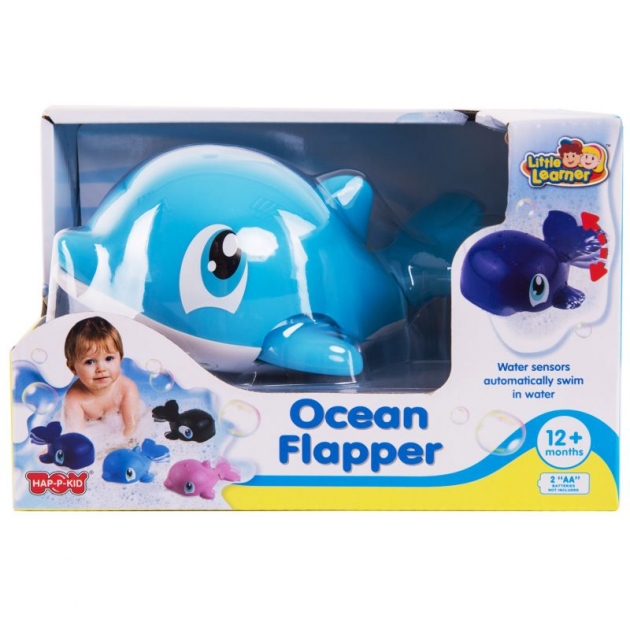 Игрушка для купания водоплавающие голубой дельфин Happy Kid 4303