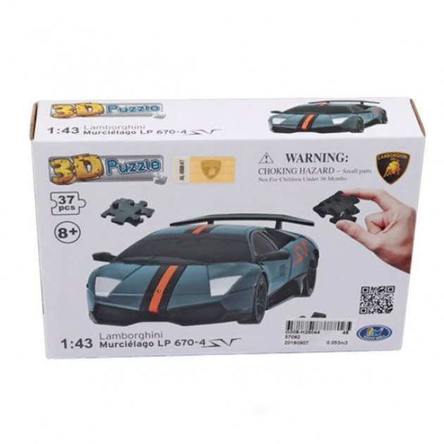 3d пазл lamborghini murcielago lp 670 4 37 эл 1:43 Happy Well 57092