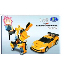 Робот трансформер chevrolet corvette c6r 14 см Happy Well 52070hw