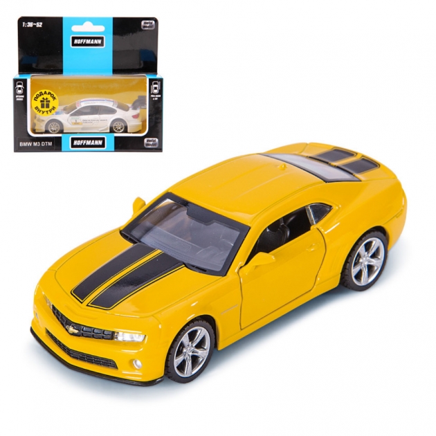 Машина металлическая chevrolet camaro ss цвет желтый Hoffmann 58019