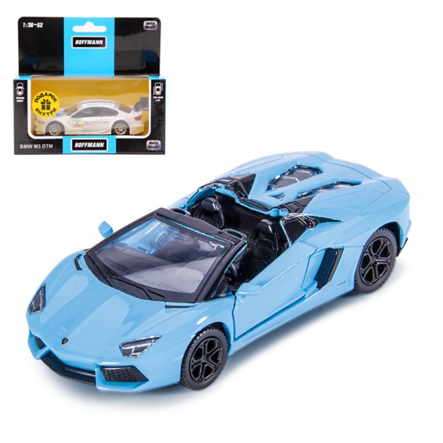 Машина металлическая lamborghini aventador lp700 4 roadster зеленый Hoffmann 58025