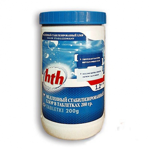Медленный стабилизированный хлор в таблетках HTH c800501h2