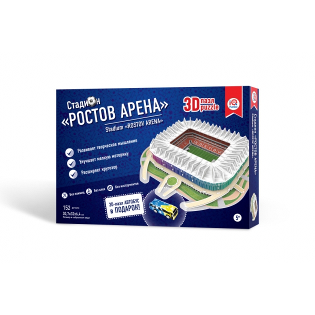 3d пазл ростов арена IQ 3D Puzzle 16549