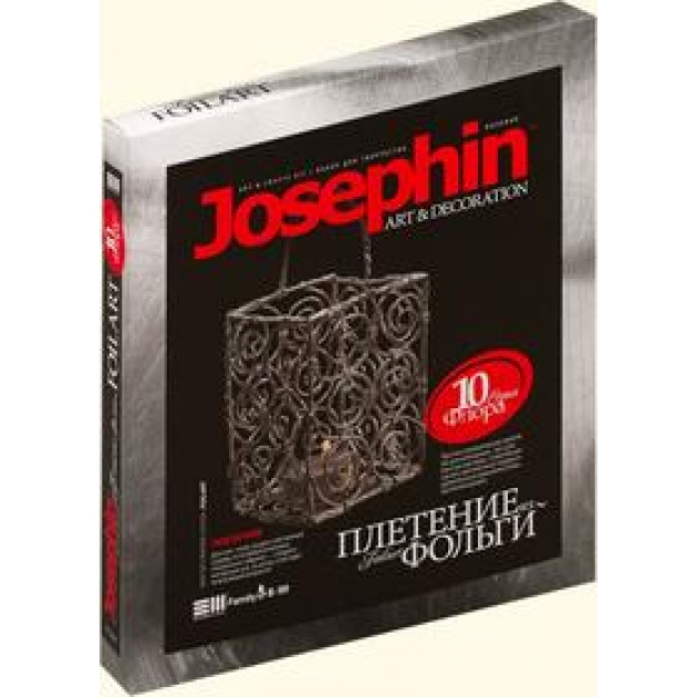 Плетение из фольги подсвечник Josephin 277010ФН_