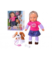 Интерактивная кукла мила с щенком Joy Toy Д49019