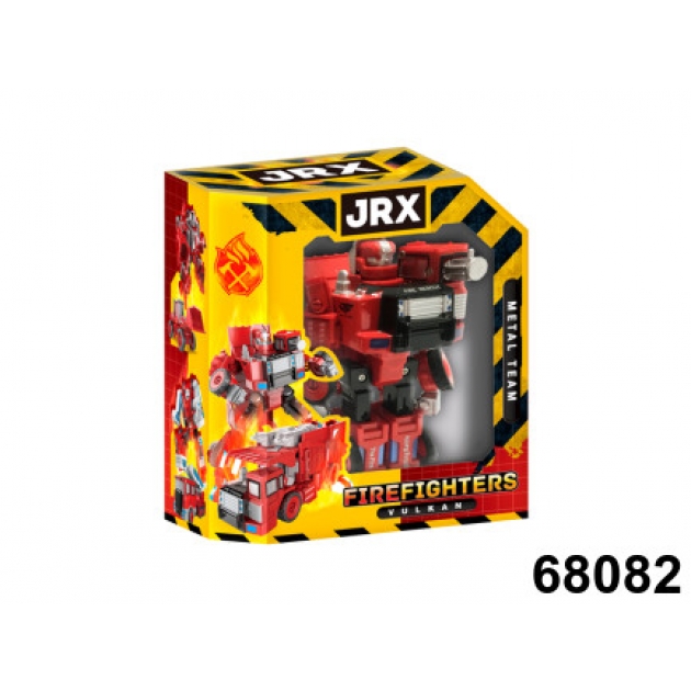 Пожарный робот трансформер vulkan JRX construction 68082