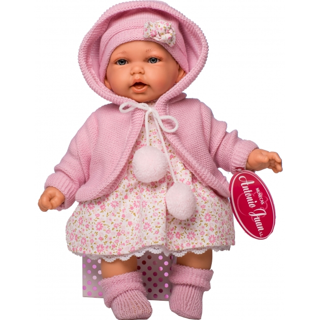Кукла Juan Antonio Азалия в розовом 27 см 1220p