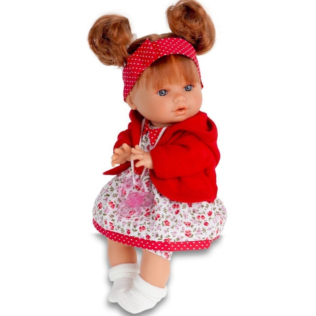 Кукла Juan Antonio Кристи в красном 30 см 1337R
