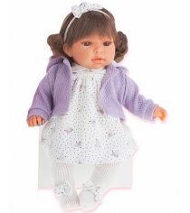 Кукла Juan Antonio Лорена в фиолетовом 37 см 1559V