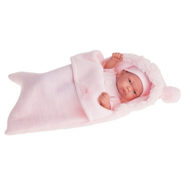 Кукла младенец Juan Antonio Карла в розовом конверте 26 см 4066P