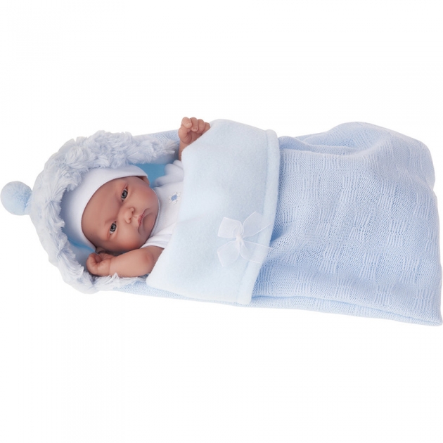 Кукла младенец Juan Antonio Карлос в голубом конверте 26 см 4066B