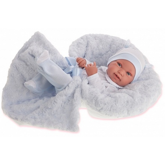 Кукла Juan Antonio младенец Эдуардо в голубом 42 см 5005B