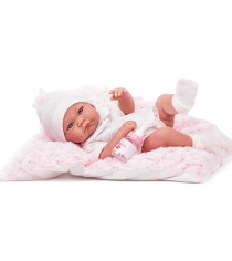 Кукла Juan Antonio младенец Ника в розовом 42 см 5054P