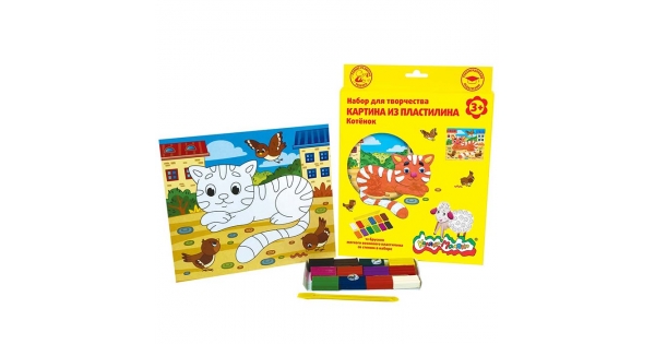 Каляка маляка картина из пластилина