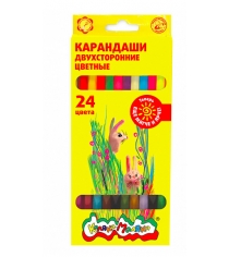 Набор цветных карандашей двухсторонние Каляка Маляка КДКМ24
