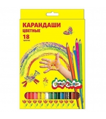 Набор цветных карандашей 18 шт Каляка Маляка ККМ18...