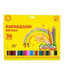 Цветные карандаши 36 шт Каляка Маляка KKM36