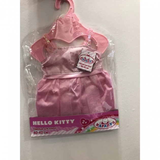 Платье для куклы hello kitty 40 42 см Карапуз otf-blc18-a-ru