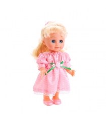 Кукла полина в розовом платье 20 см Карапуз poli-17-ruроз