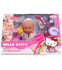 Интерактивный пупс 33 см Карапуз BAE1599-HELLO KITTY (12)