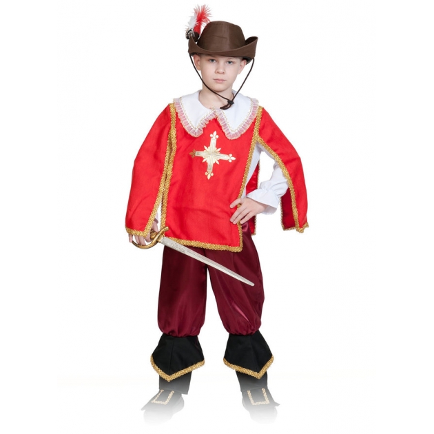 Карнавальный костюм мушкетер портос размер 32 34 Карнавалофф 5070-М