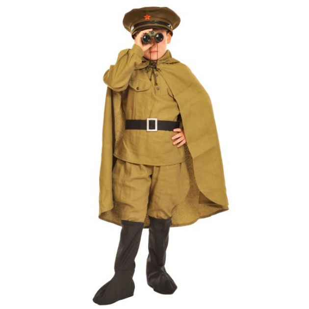Карнавальный костюм командир с аксессуарами 128-134 см Карнаволофф