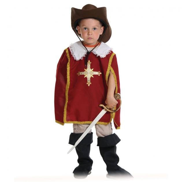 Карнавальный костюм мушкетер красный размер 116-128 Карнаволофф