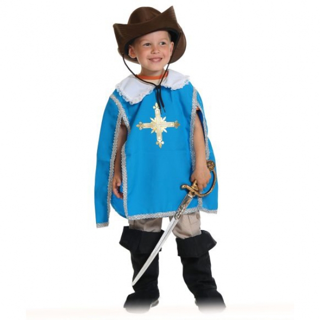 Карнавальный костюм мушкетер синий размер 30-34 Карнаволофф