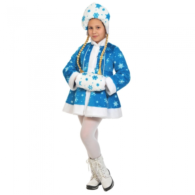 Карнавальный костюм снегурочка бирюзовый размер м Карнаволофф