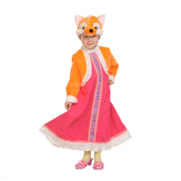 Карнавальный костюм сказочный теремок лиса патрикеевна размер 100-125 Карнаволофф