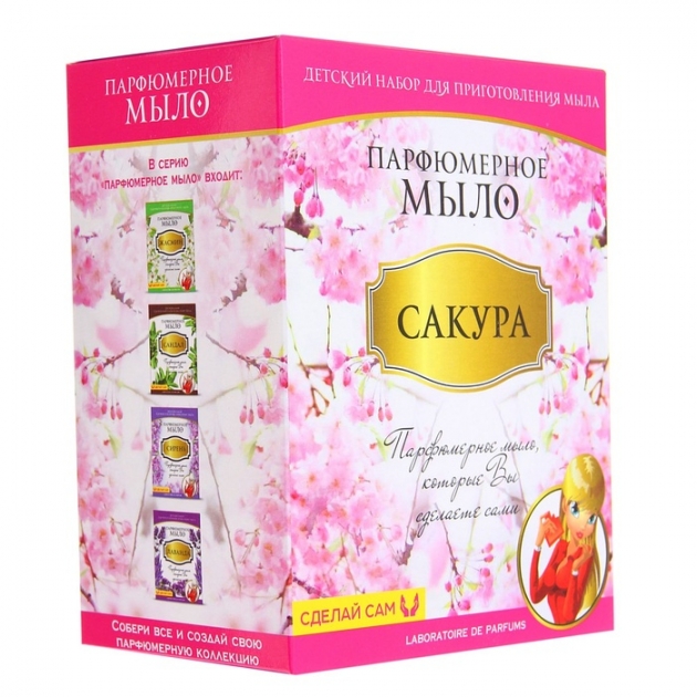 Набор для приготовления парфюмерного мыла сакура Каррас М018