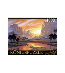 Пазлы закат среди скал 1000 эл Konigspuzzle АЛК1000-6462/РК