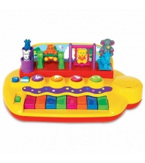 Развивающая игрушка Kiddieland Пианино с животными на качелях KID 033423