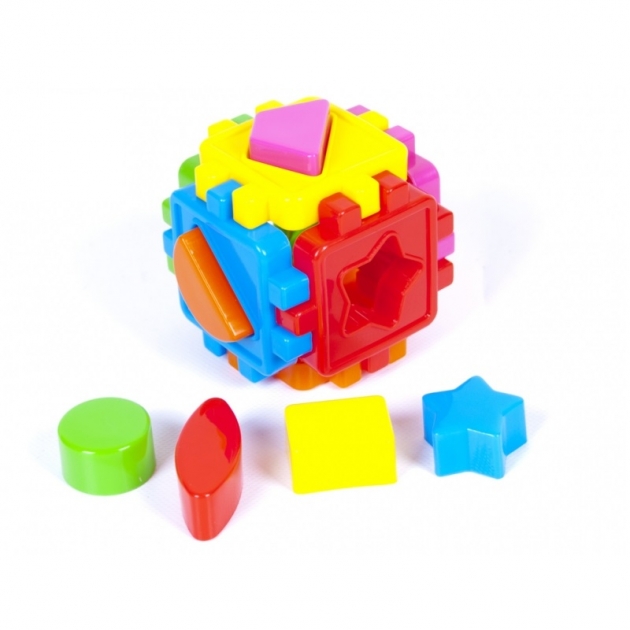 Развивающая игрушка куб сортер геометрические фигуры Kinderway 50-101
