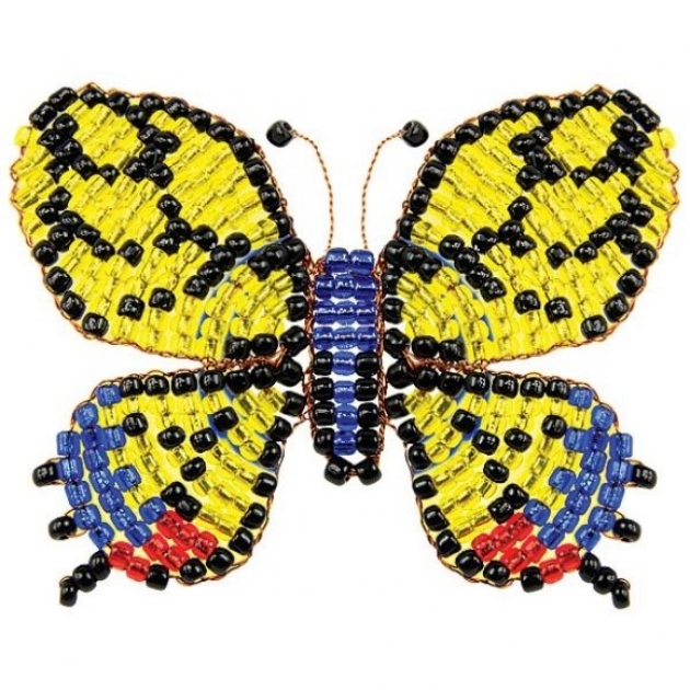 Набор для творчества Клеvер бисерная фигурка бабочка махаон АА 05-555