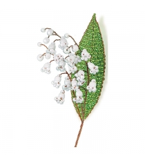 Набор для творчества Клеvер бисерный цветок нежный ландыш АА 05-608...