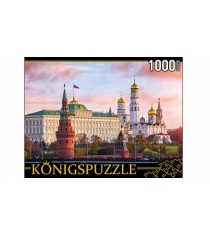 Пазлы Konigspuzzle москва кремль на закате 1000 эл ГИК1000-6533...