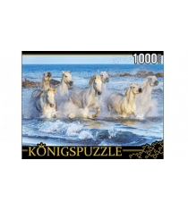 Пазлы Konigspuzzle дикие лошади 1000 эл ГИК1000-6550