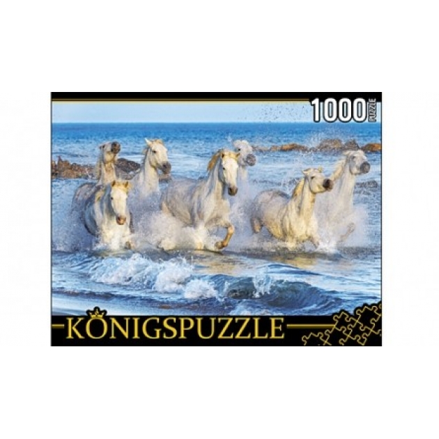 Пазлы Konigspuzzle дикие лошади 1000 эл ГИК1000-6550