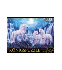 Пазлы Konigspuzzle единороги и водопады 1000 эл МГК1000-6527