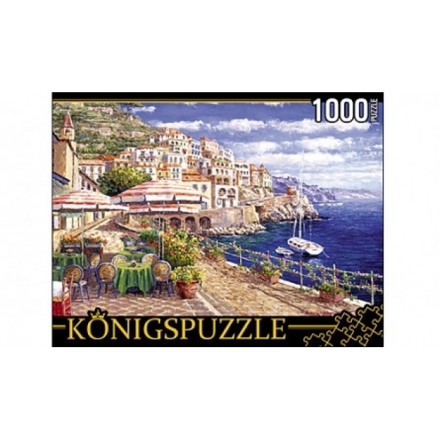 Пазлы Konigspuzzle летняя набережная 1000 эл АЛК1000-6485