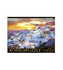 Пазлы греция санторини 1000 эл Konigspuzzle КБК1000-6493