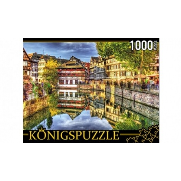 Пазлы Konigspuzzle европейская набережная 1000 эл КБК1000-6500