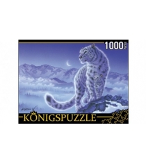 Пазлы Konigspuzzle снежные барсы 1000 эл МГК1000-6477