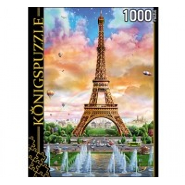 Пазлы Konigspuzzle париж эйфелева башня 1000 эл МГК1000-6482