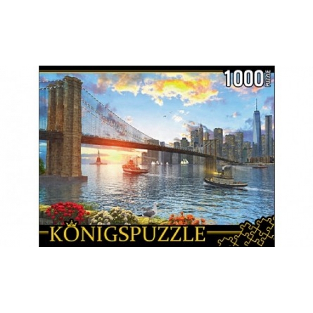 Пазлы Konigspuzzle бруклинский мост 1000 эл МГК1000-6487