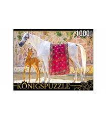Пазлы Konigspuzzle лошадь с жеребенком 1000 эл КБК1000-6470...