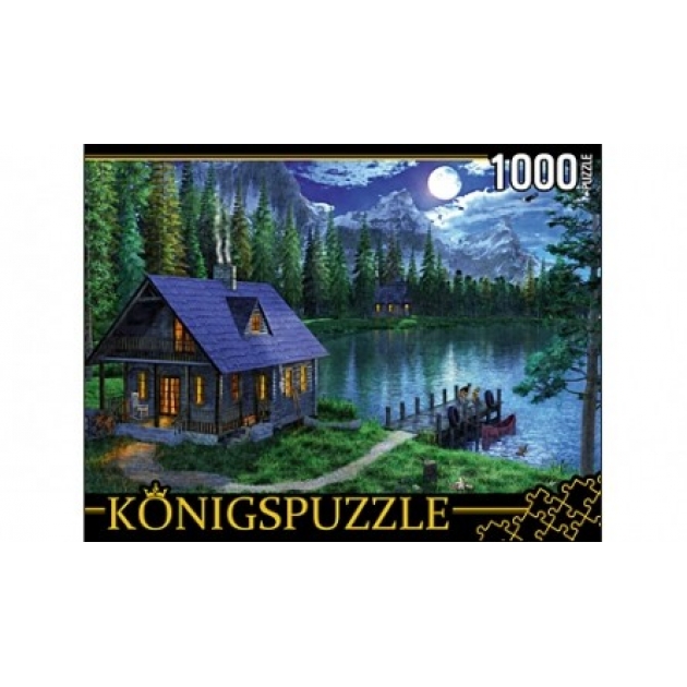 Пазлы Konigspuzzle лунное озеро 1000 эл МГК1000-6461