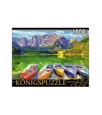 Пазлы Konigspuzzle италия озеро фузине 1000 эл ГИК1000-8260